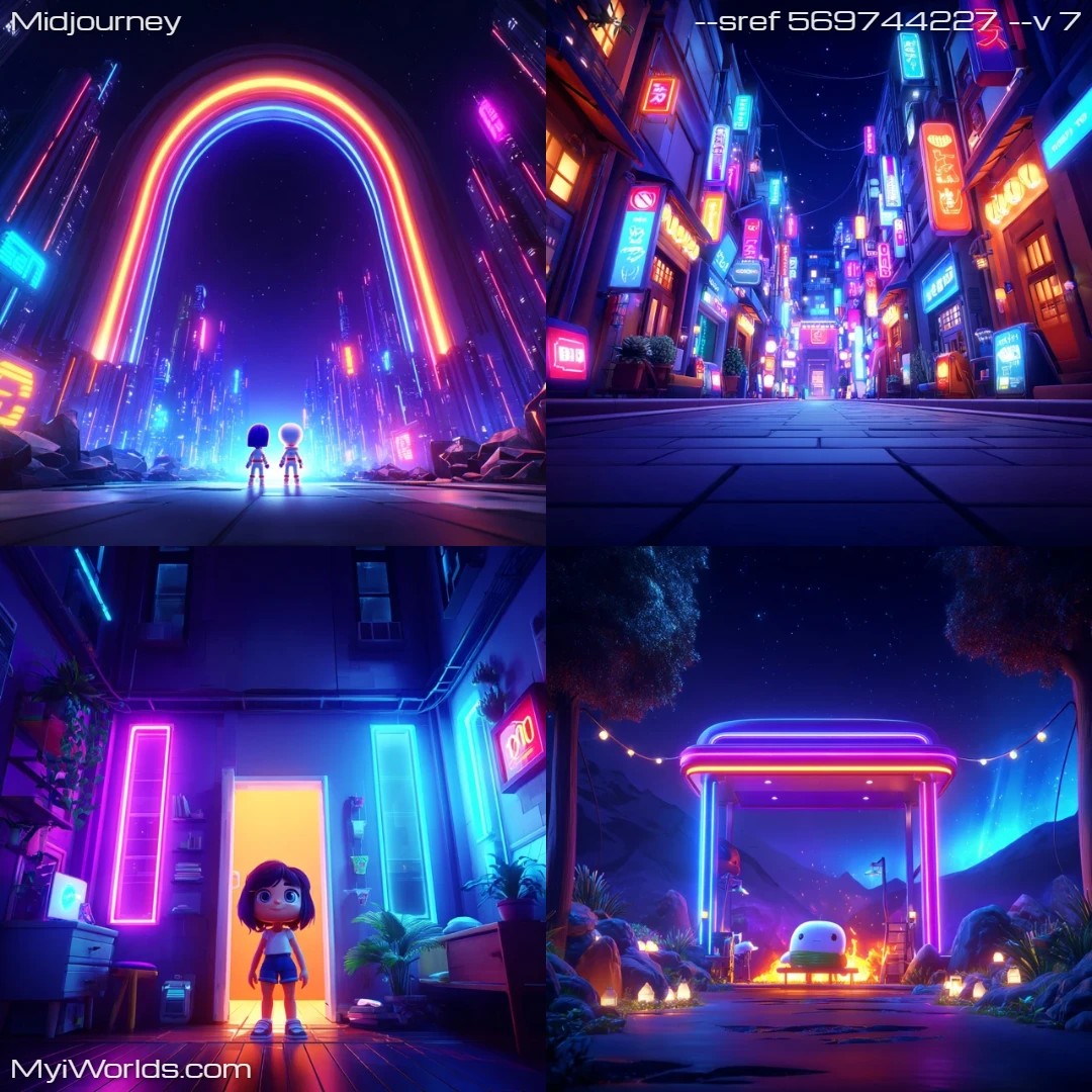 Digital-art-depicting-neon-lit-urban-cyberpunk-scene-with-a-touch-of-fantasy.