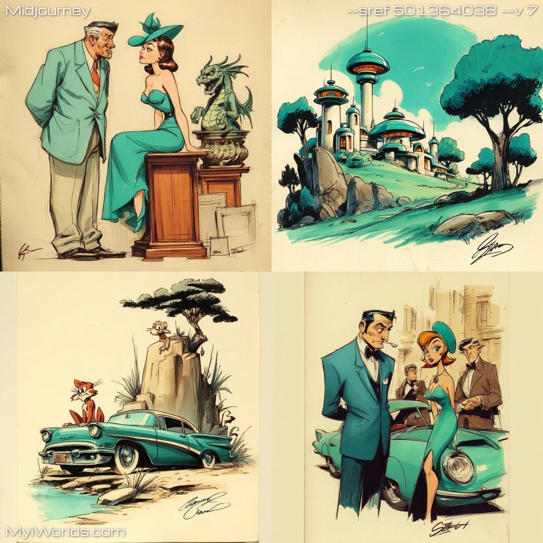 Graphic-art-in-a-cartoonish-comic-book-style-with-flat,-vibrant-colors.