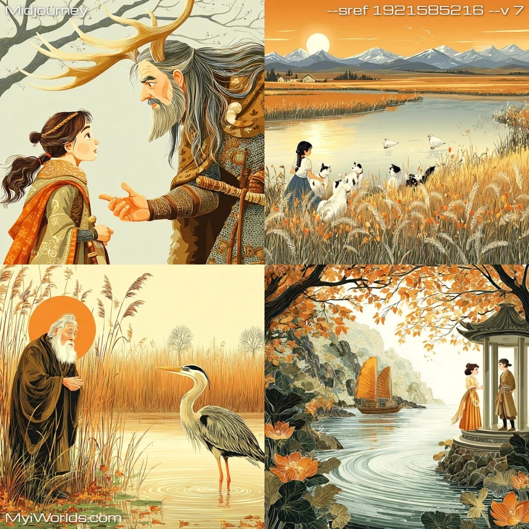 Photorealistic art with warm, natural lighting and a nature-themed composition.