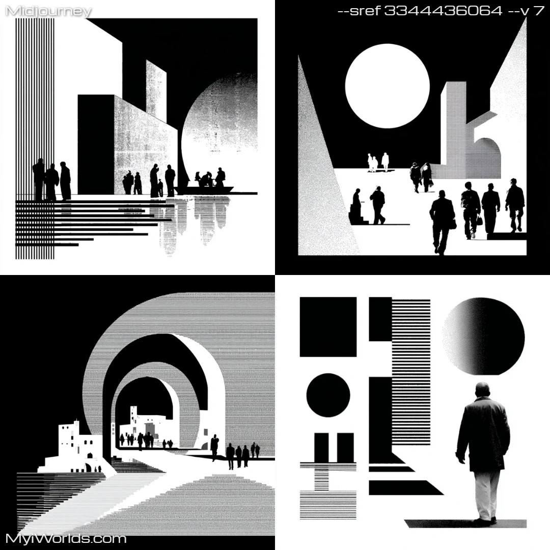 Modernist-black-and-white-abstract-with-geometric-shapes-and-minimalist-composition.
