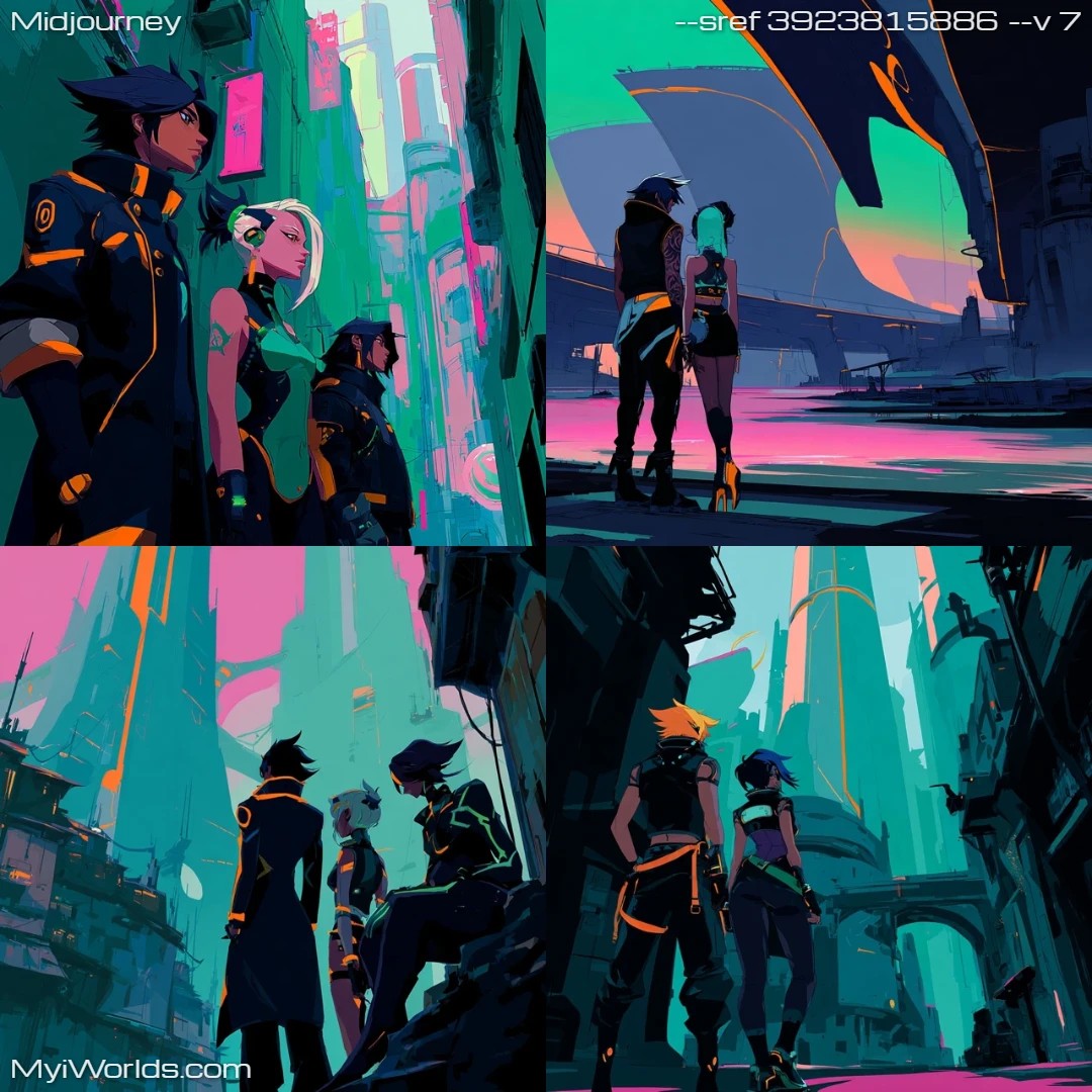 Futuristic-digital-art-with-high-contrast,-depicting-science-fiction-elements.