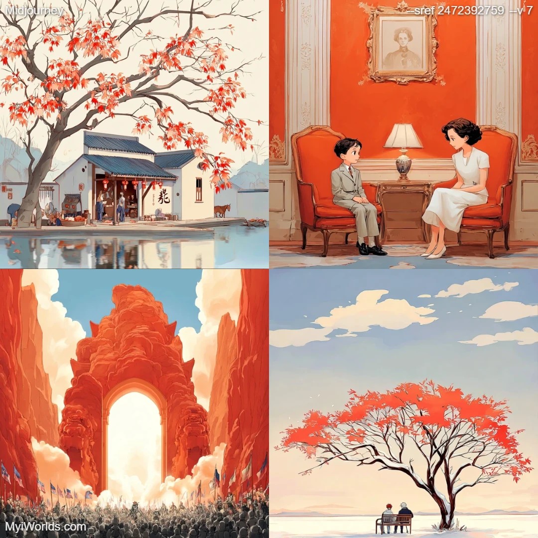 Realistic illustration with a limited palette, featuring natural lighting.