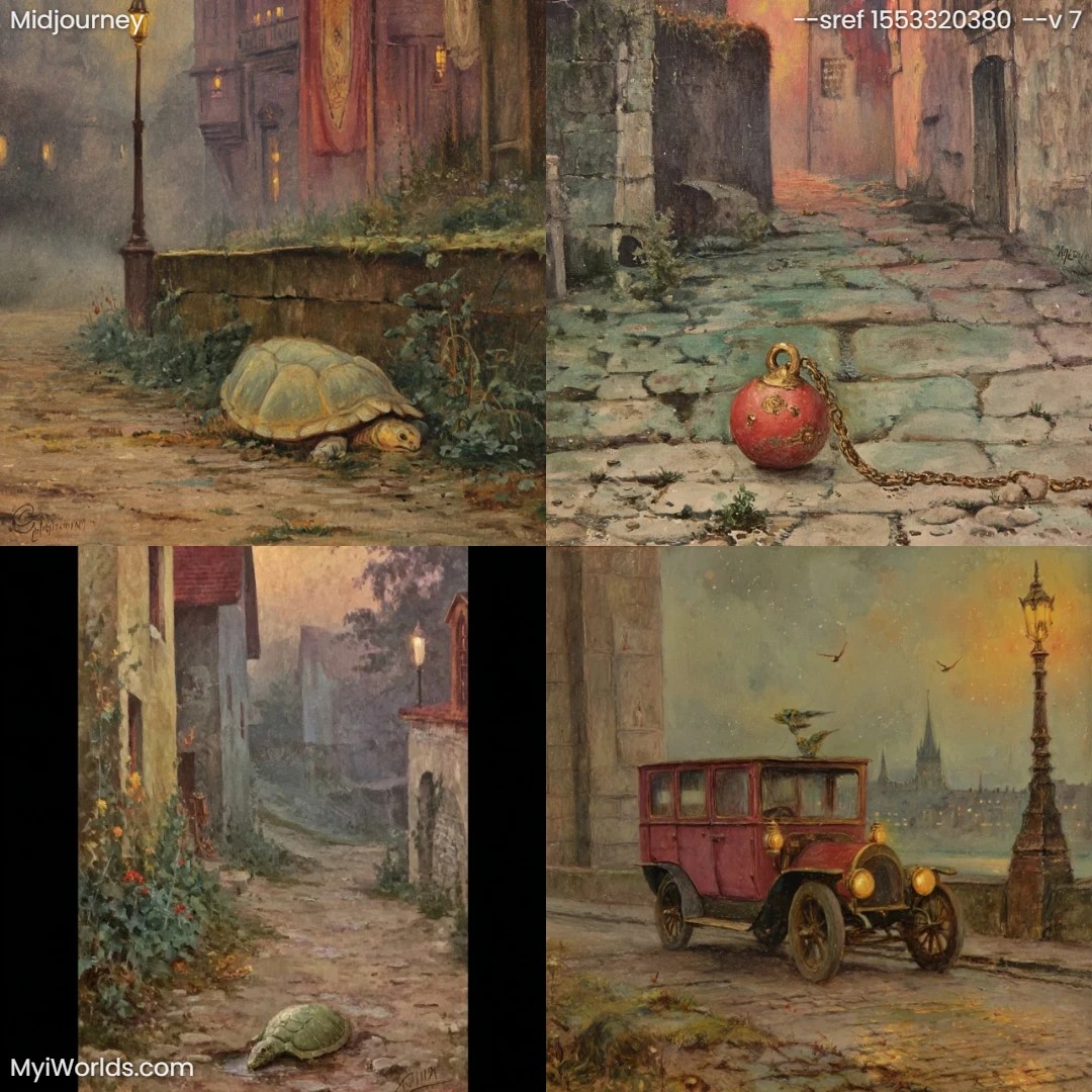 Realistic-painting-with-a-limited-color-palette,-creating-an-atmosphere-of-naturalism.