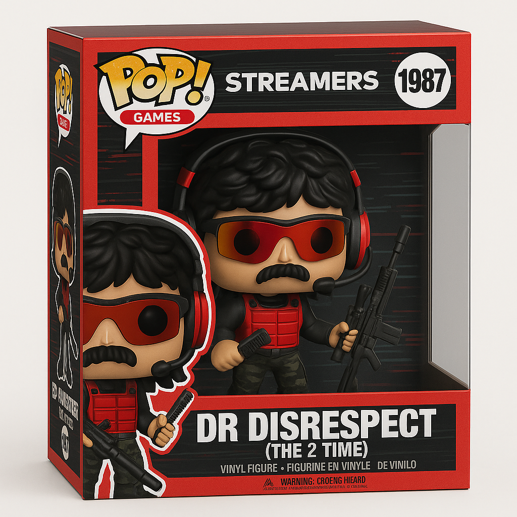 Dr Disrespect funko pop