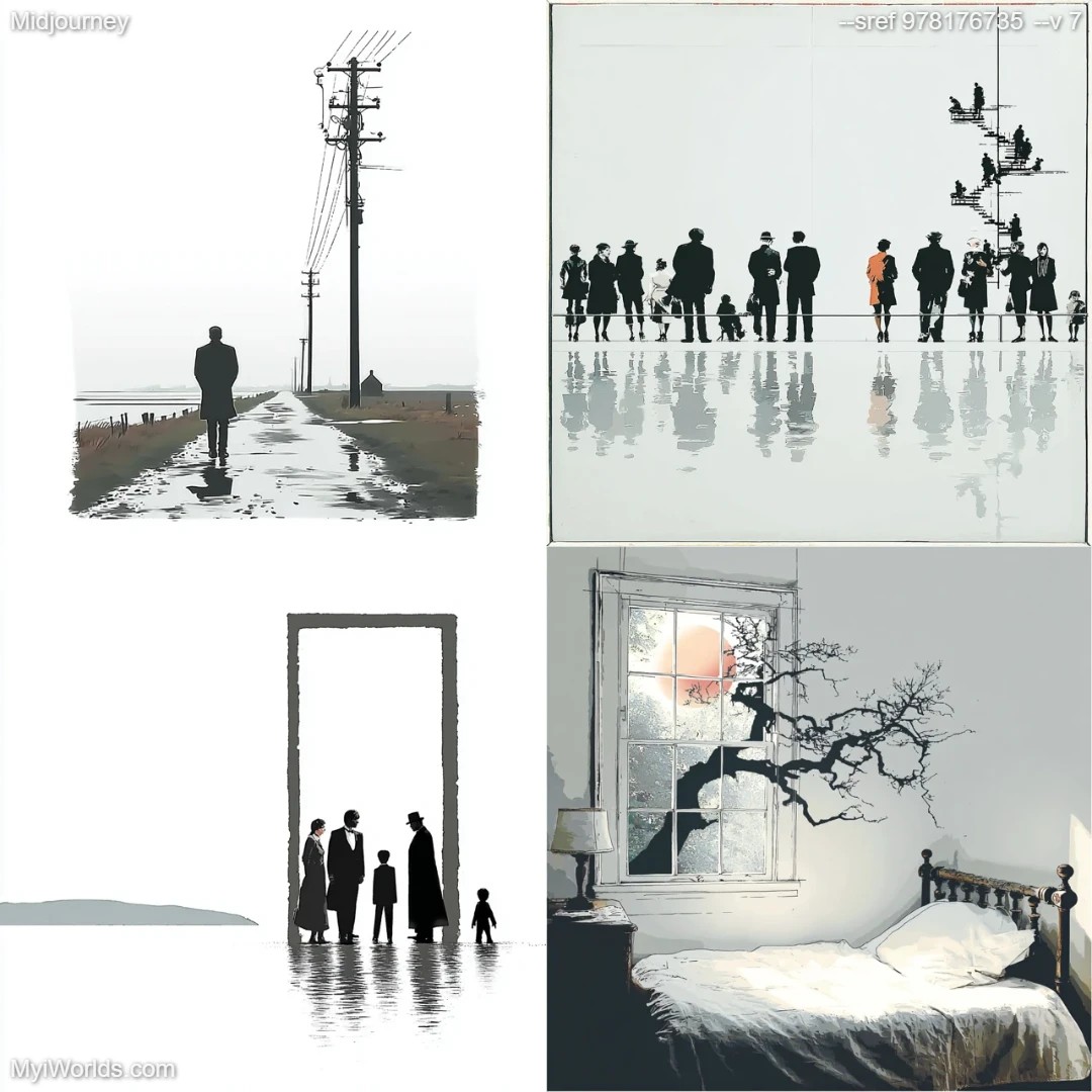 Photorealistic art with high contrast and a dramatic atmosphere.