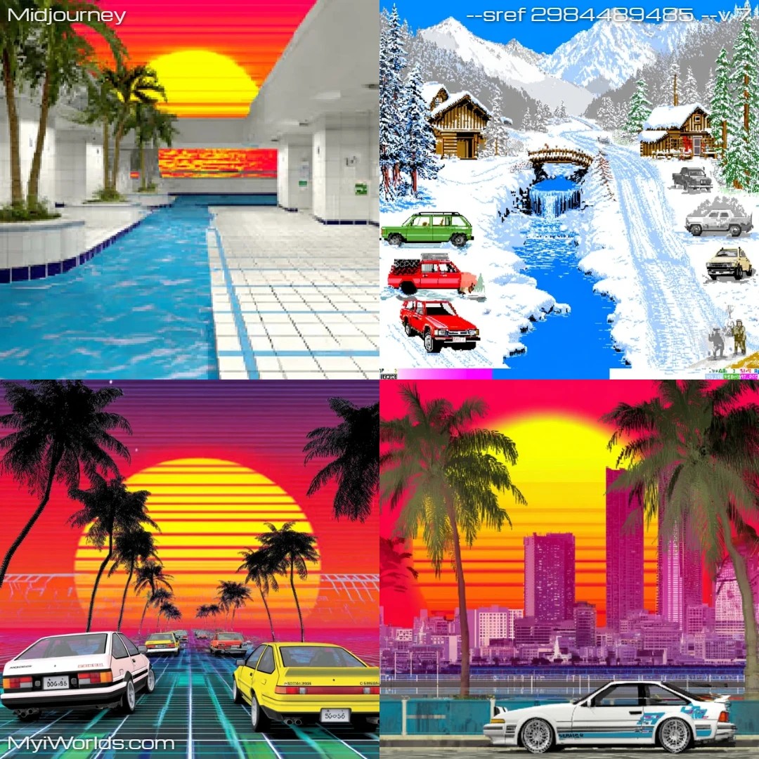 Retro pixel art with high contrast, featuring digital style elements.