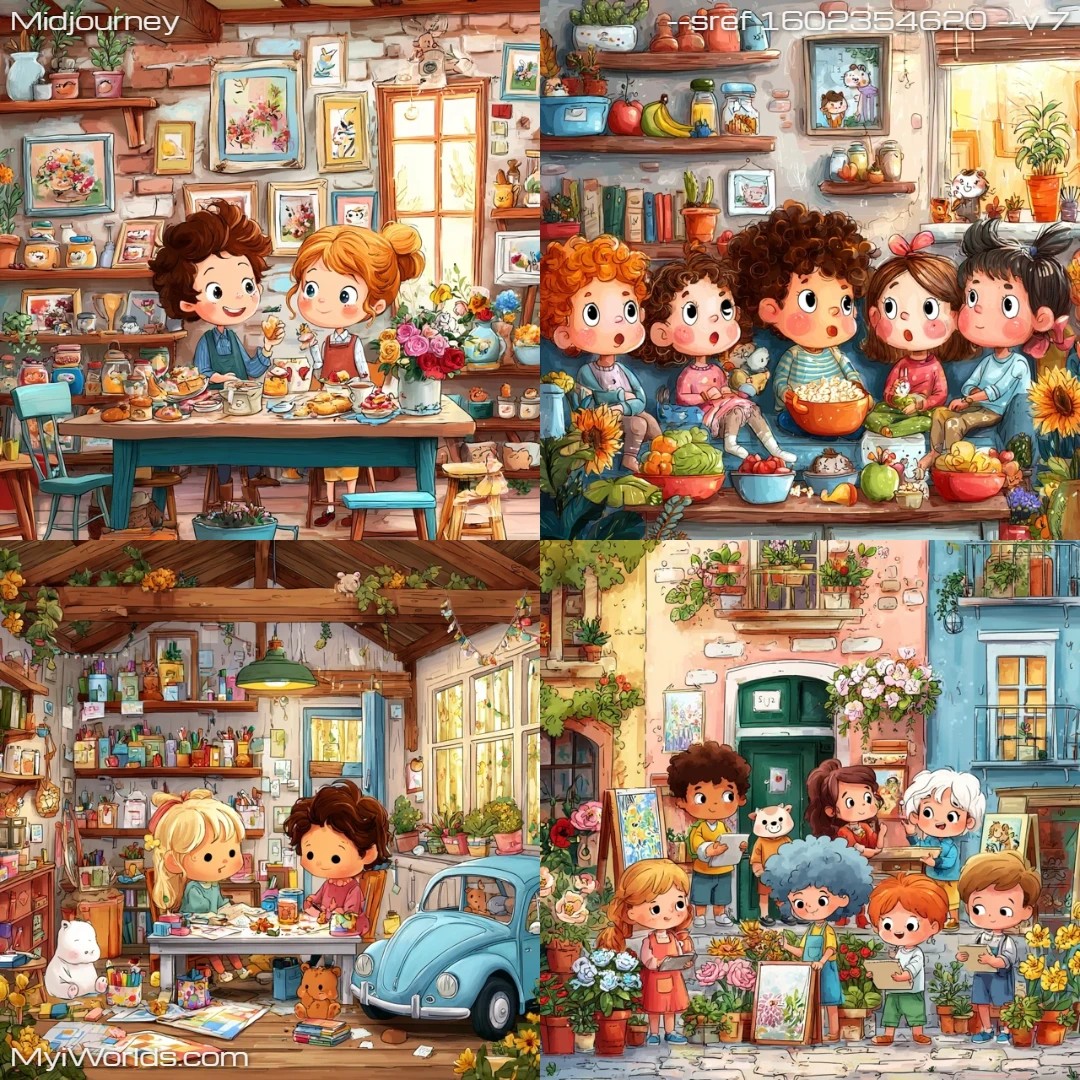 Colorful-comic-style-line-art-with-cartoonish-characters.