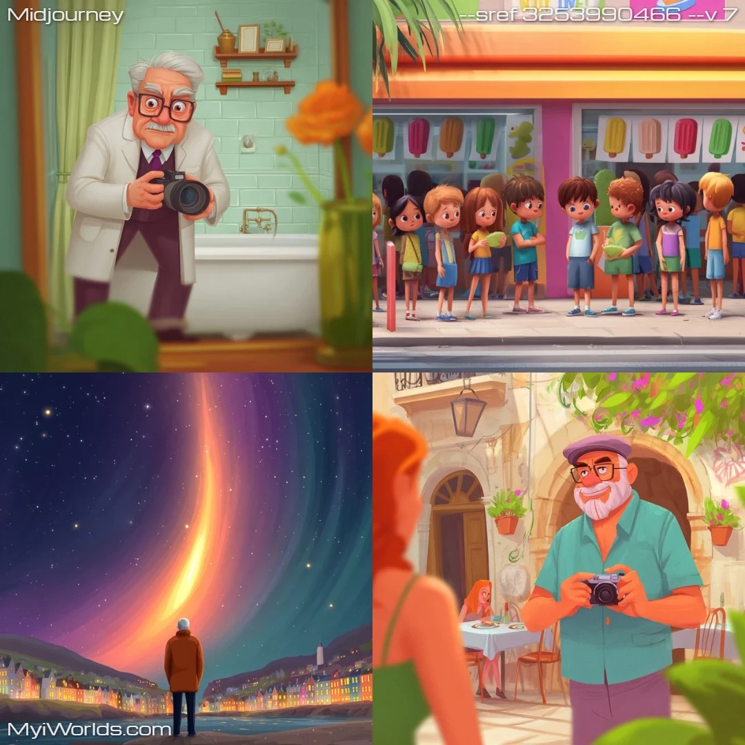 Cartoonish 3D animation with vibrant colors and detailed character design.