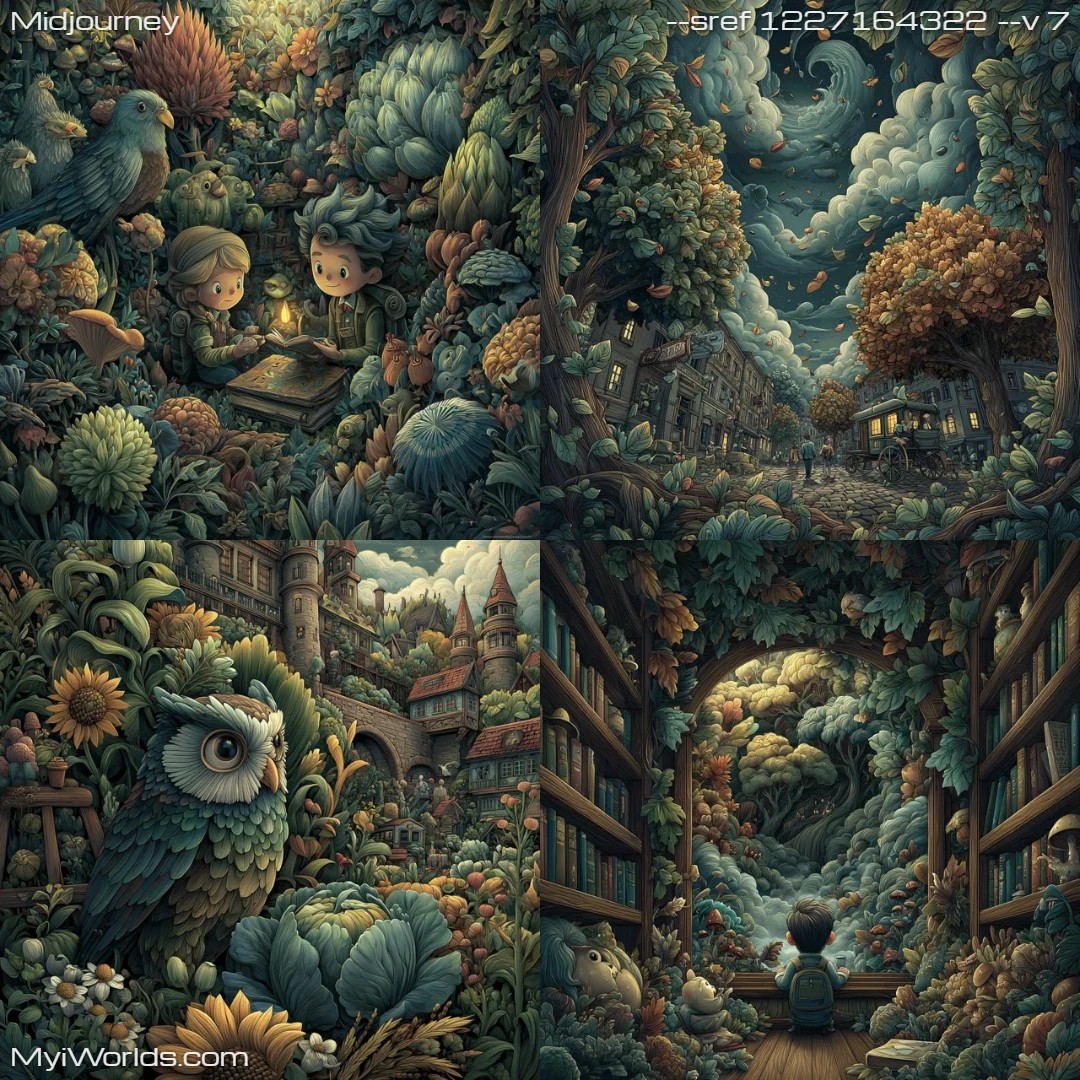 Fantasy-inspired-whimsical-illustration-with-a-vibrant-use-of-color.