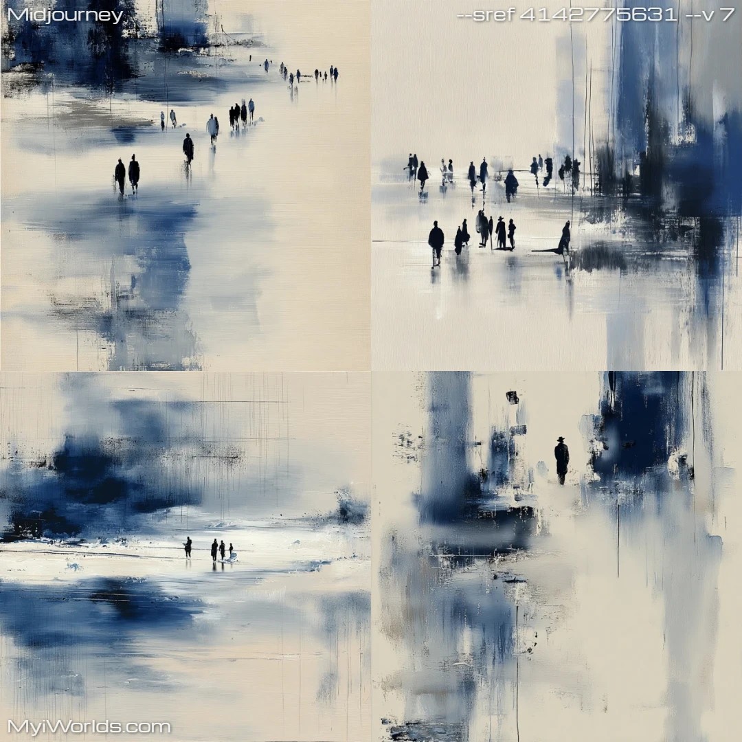 Impressionistic-art-with-a-textured,-muted-palette-and-emphasis-on-composition.