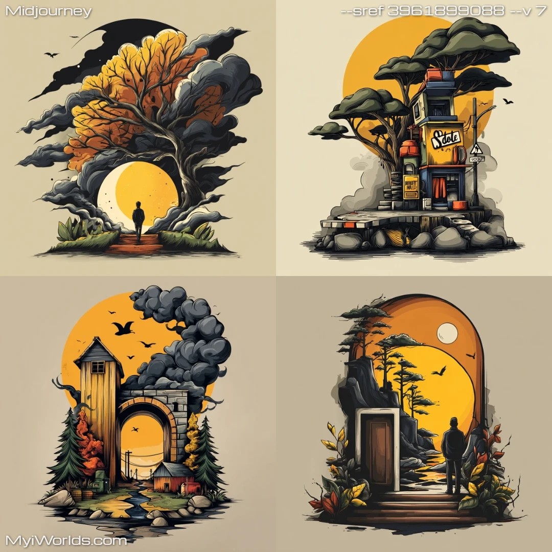 Stylized-illustration-with-fantasy-elements,-featuring-daylight-and-a-stylized-approach.