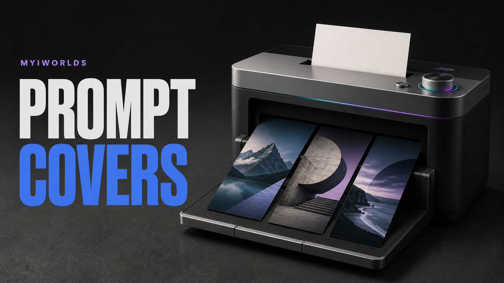 MyiWorlds Editorial Prompt Cover Generator - Cover Image
