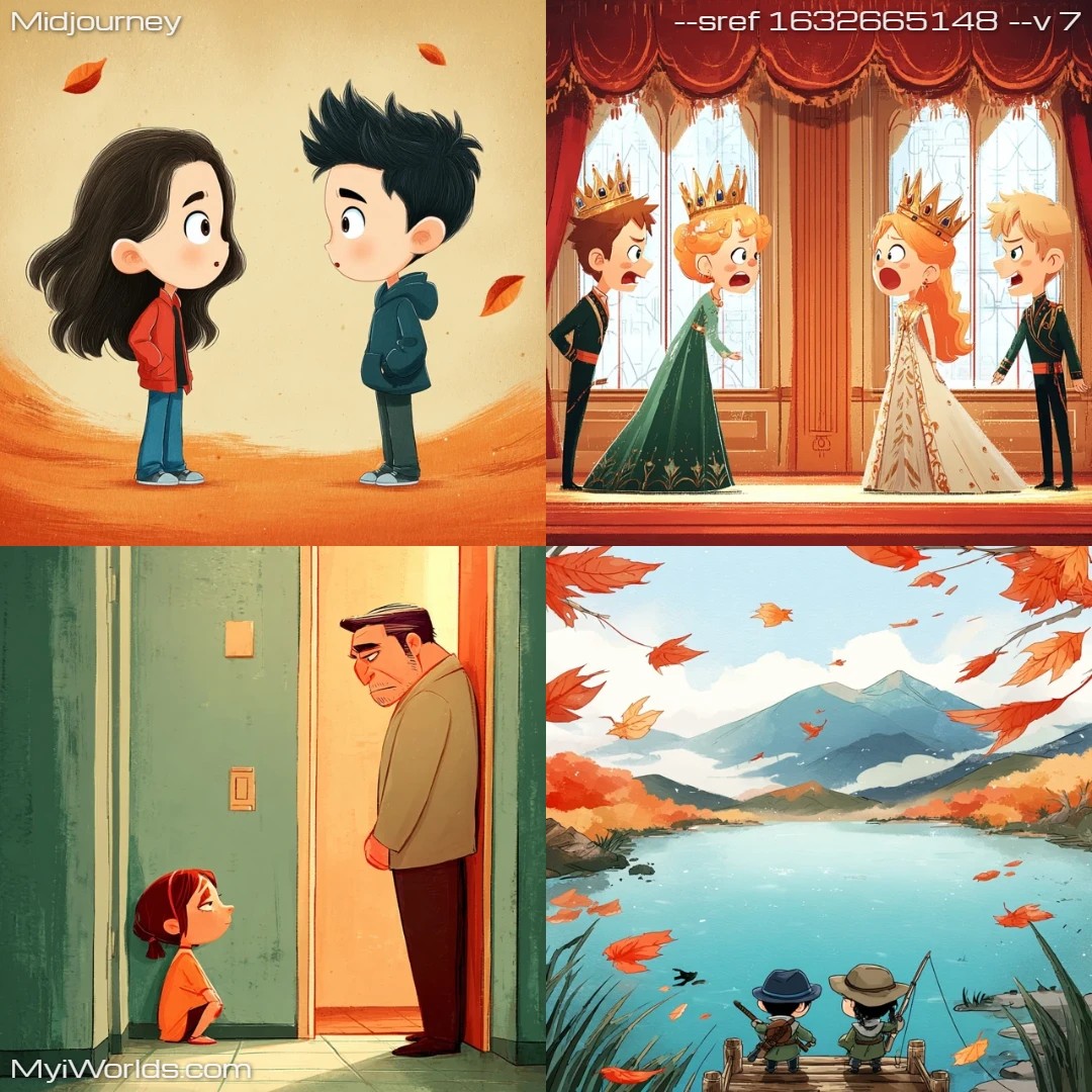 Comic-style illustration with stylized, flat colors.