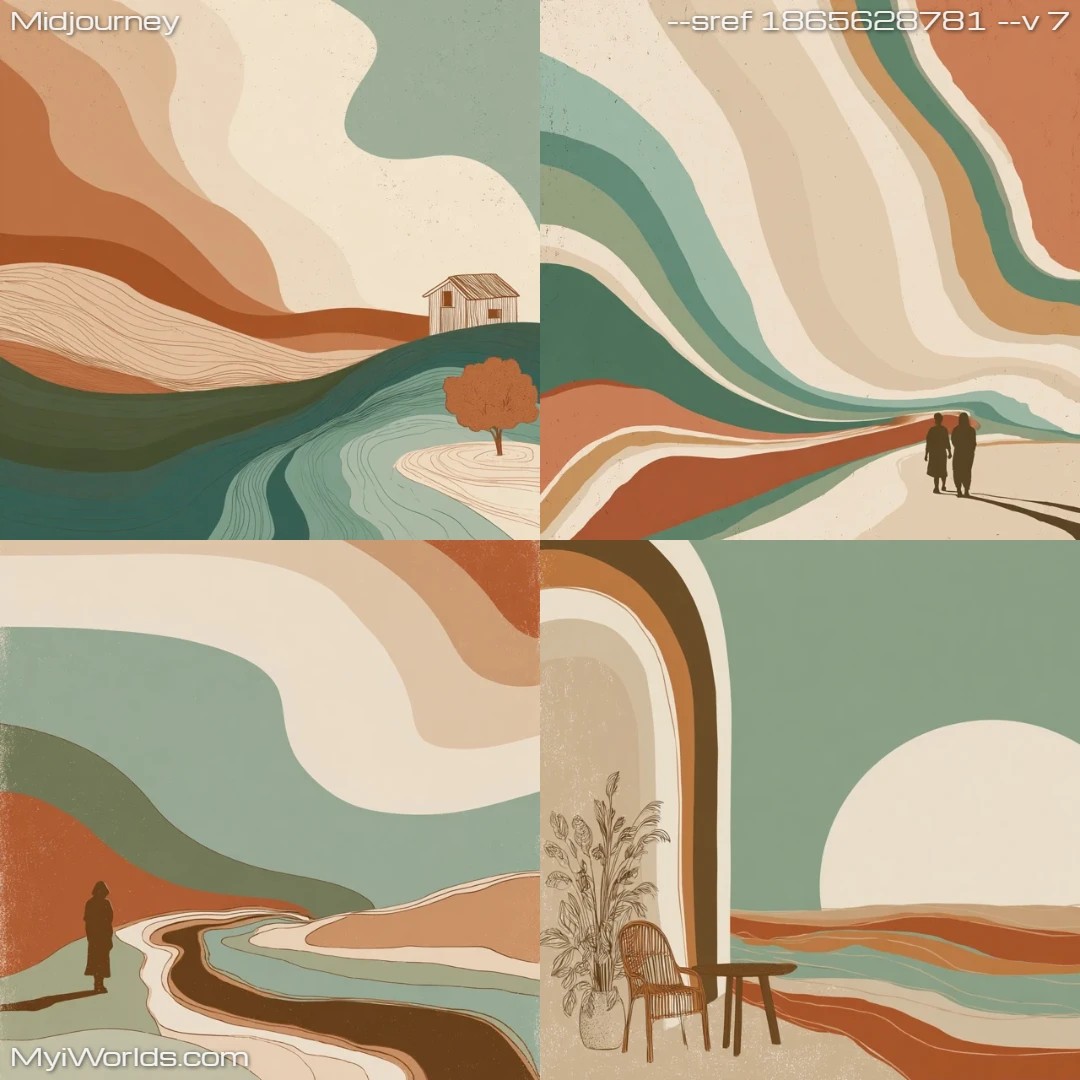 Vintage-watercolor-illustration-with-an-earthy-palette.