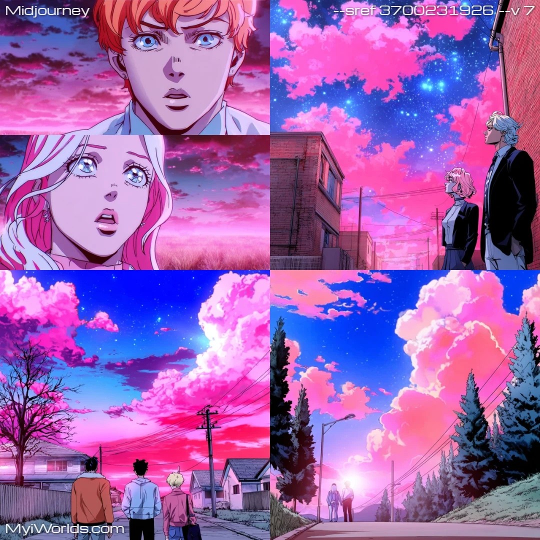 Photorealistic manga art with dramatic lighting and a focus on character expressions.