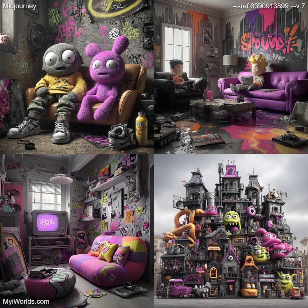 Comic book style with vibrant, high-contrast colors and saturation.