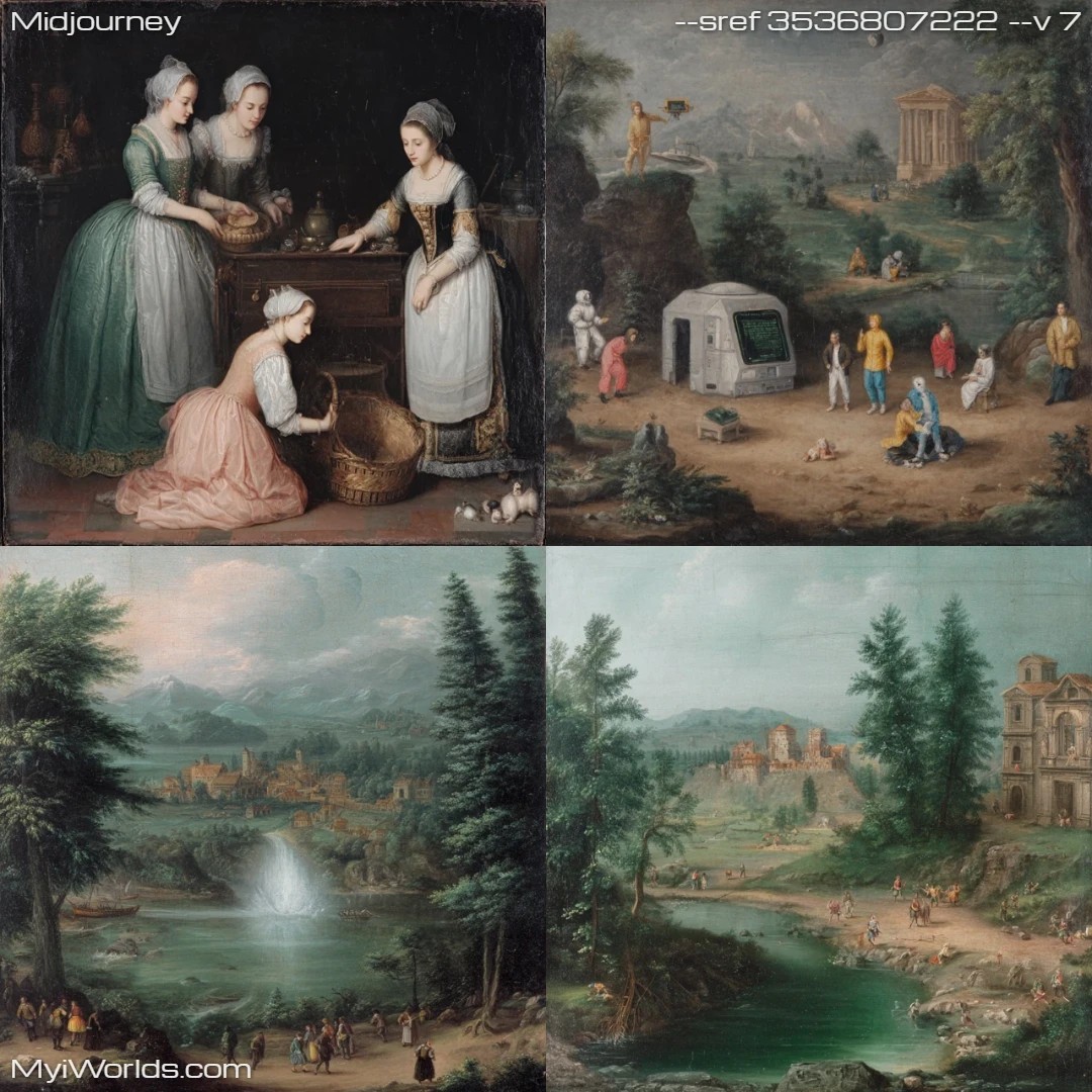 Historical-monochromatic-painting-with-detailed,-classical-composition.