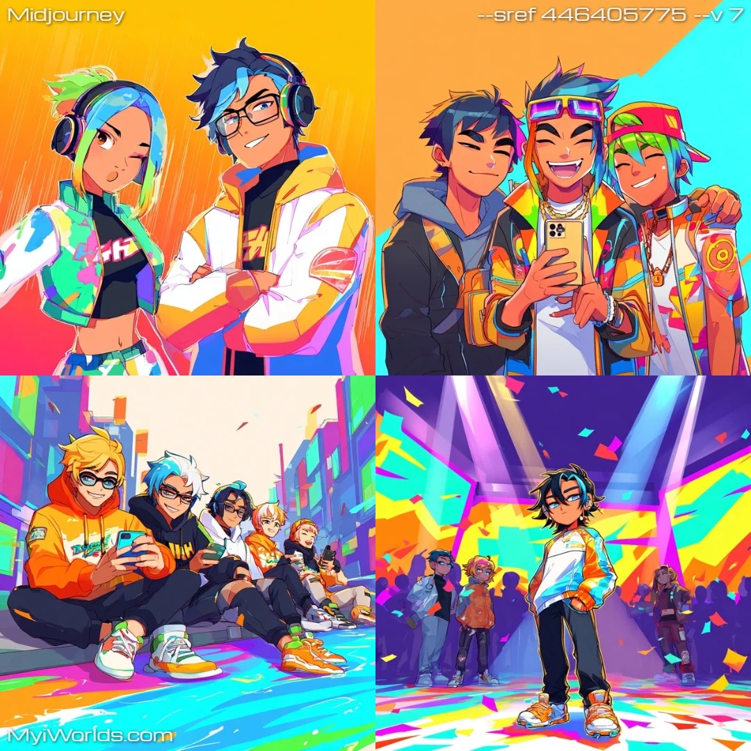 Vibrant-cartoon-like-graphic-art-with-a-digital-medium.