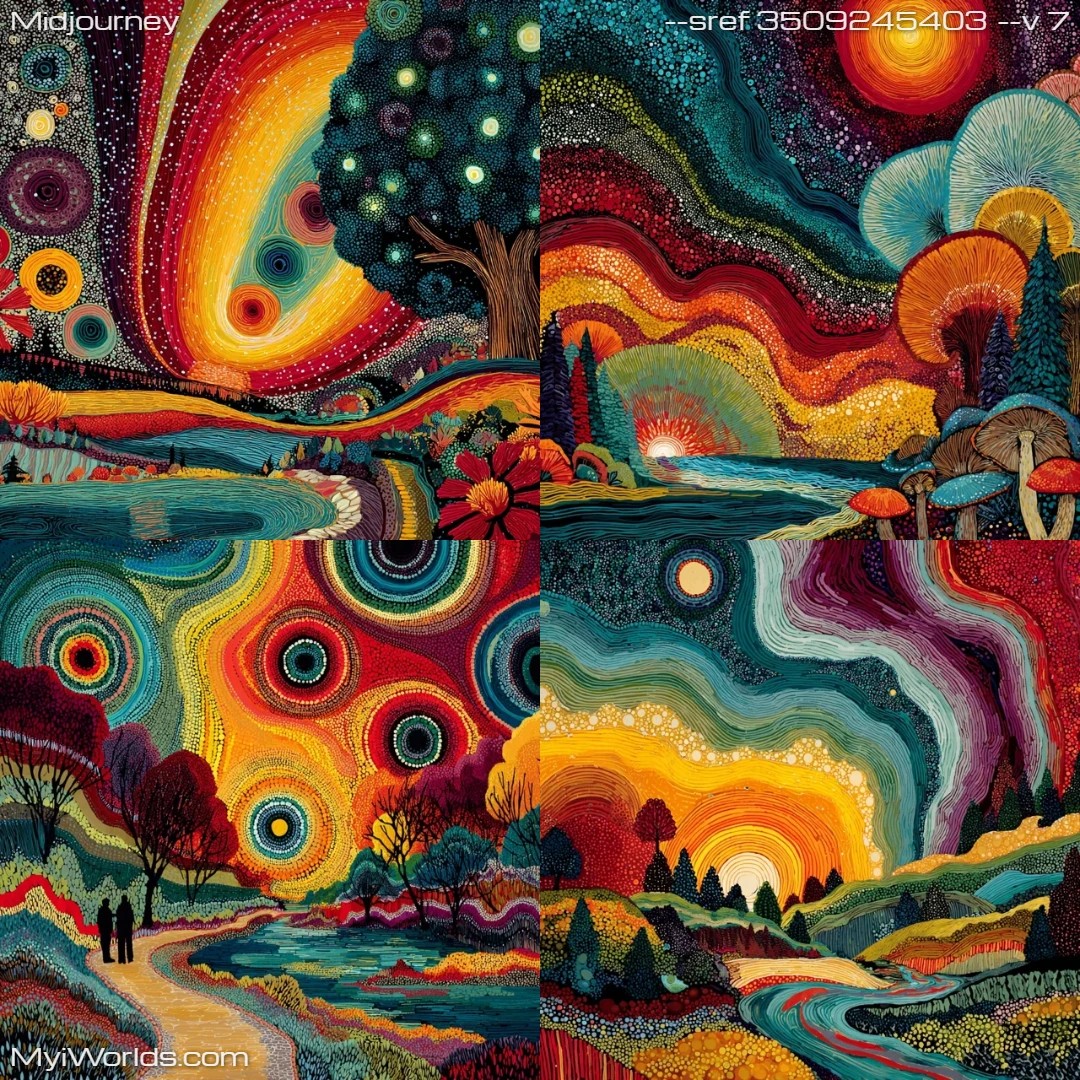 Mixed-media-abstraction-with-organic-elements,-night-sky-motif.