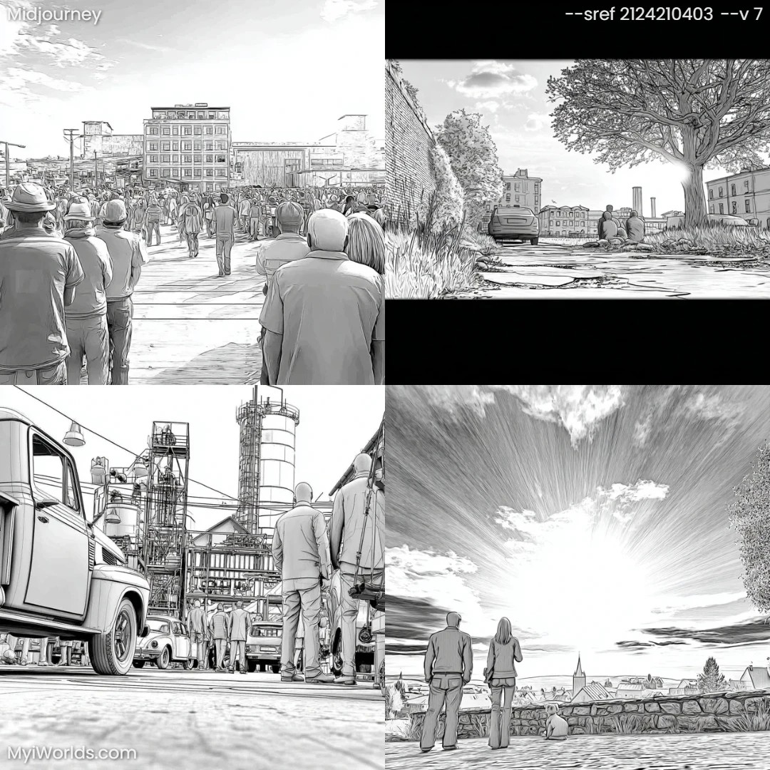 Manga-comic-book-art-with-stylized-characters,-set-in-an-urban-environment-with-a-realistic-color-palette-and-detailed-character-design.
