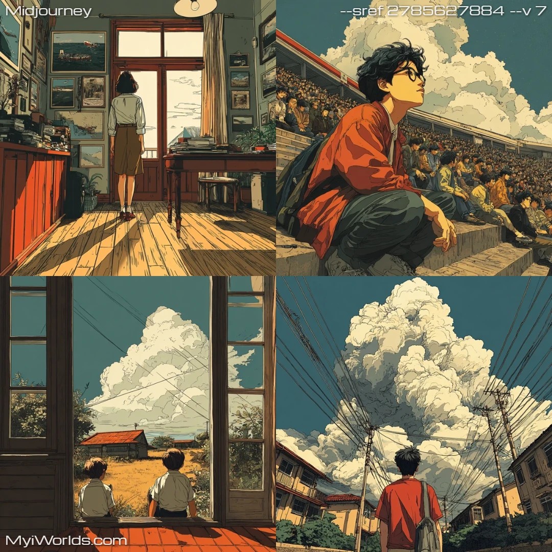 Manga-style-cartoon-art-with-rich,-vibrant-colors-and-stylized-character-design.