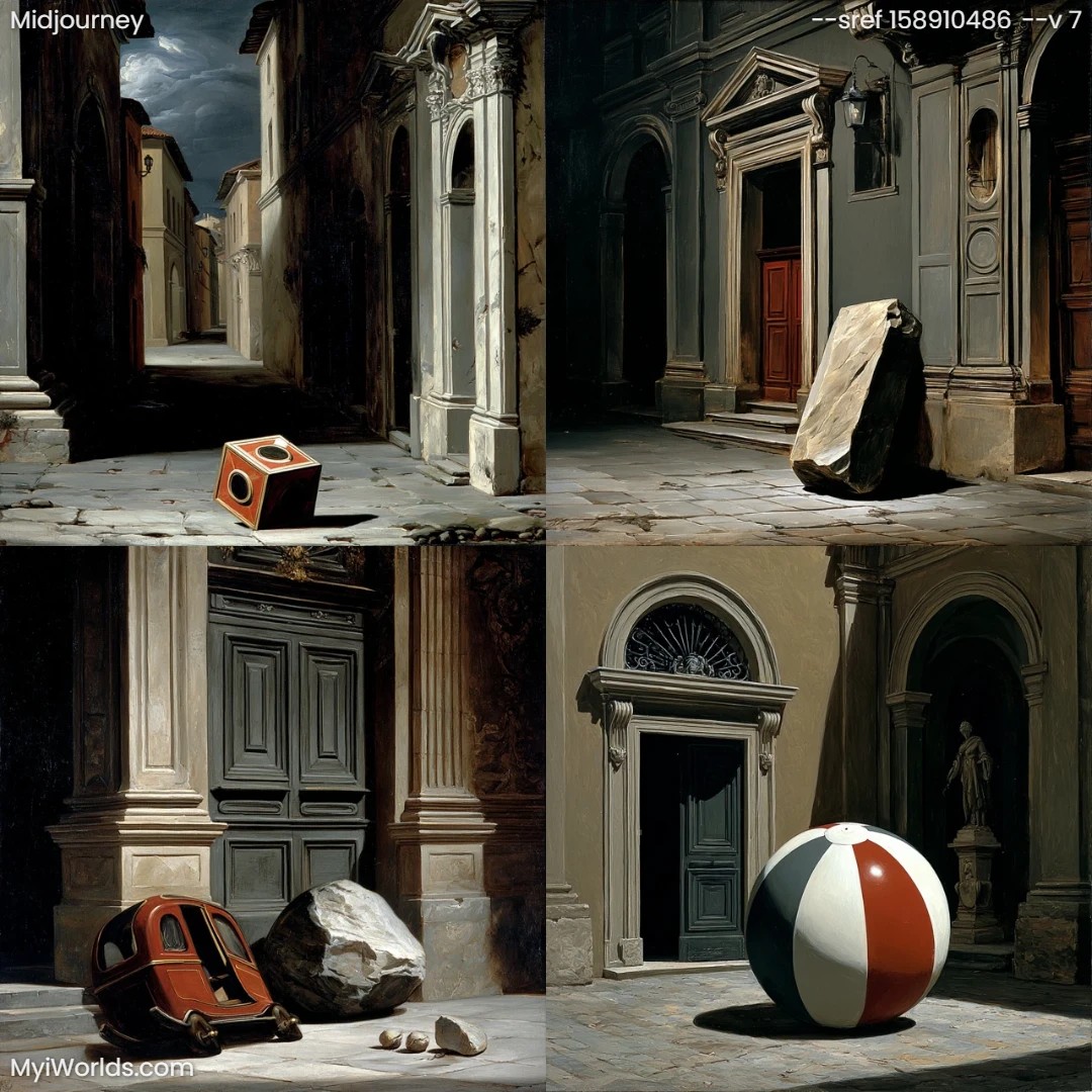 Realistic-artwork-with-a-muted-color-palette,-textured-surfaces,-and-high-contrast-lighting.