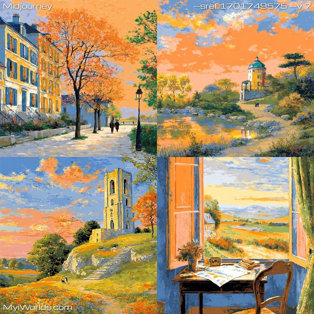 Post-Impressionist-oil-painting-with-high-contrast-and-a-focus-on-natural-light.