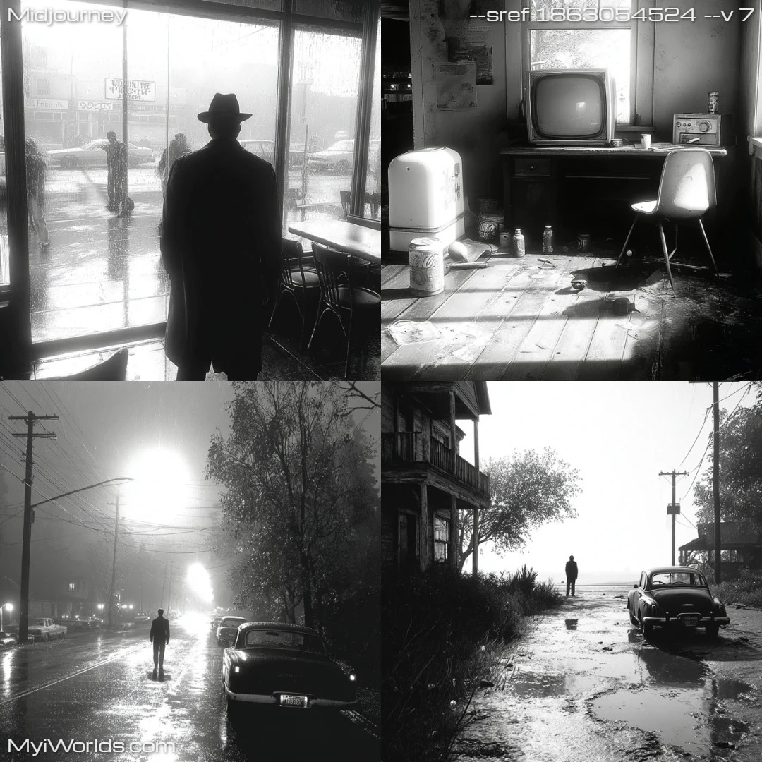 Film-noir-photograph-with-muted-colors-and-high-contrast.