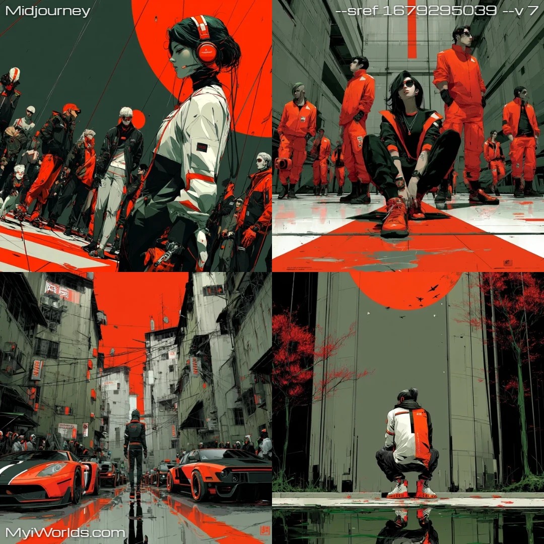 Manga-comic-book-art-with-a-monochrome-palette-dominated-by-reds-and-grayscale-tones.