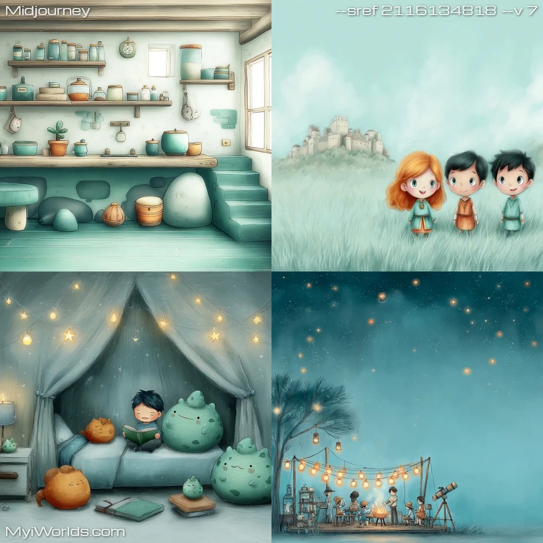 Cartoon art style with a whimsical, stylized appearance in comic format.