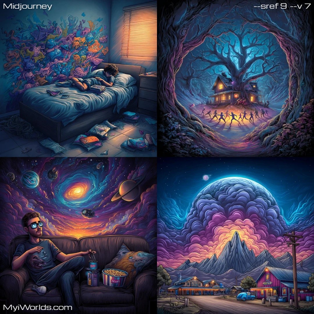 Surreal digital art with subtle, dark fantasy elements and intricate details.