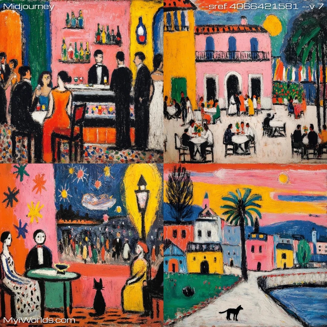 Expressionistic-post-impressionistic-pastel-painting-with-figurative-style.
