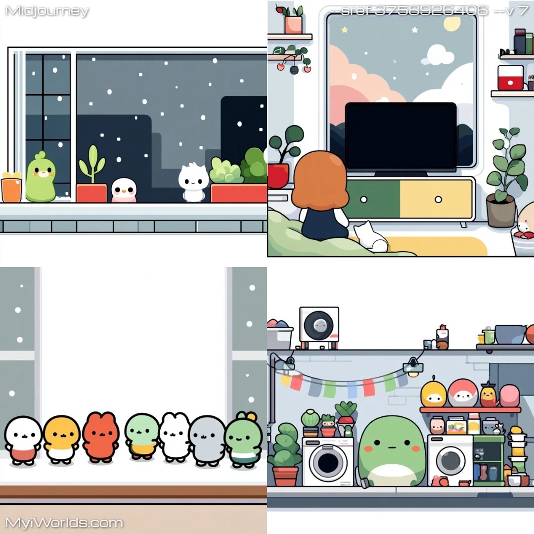 Cute-cartoon-art-with-a-limited-palette-and-clean-lines.