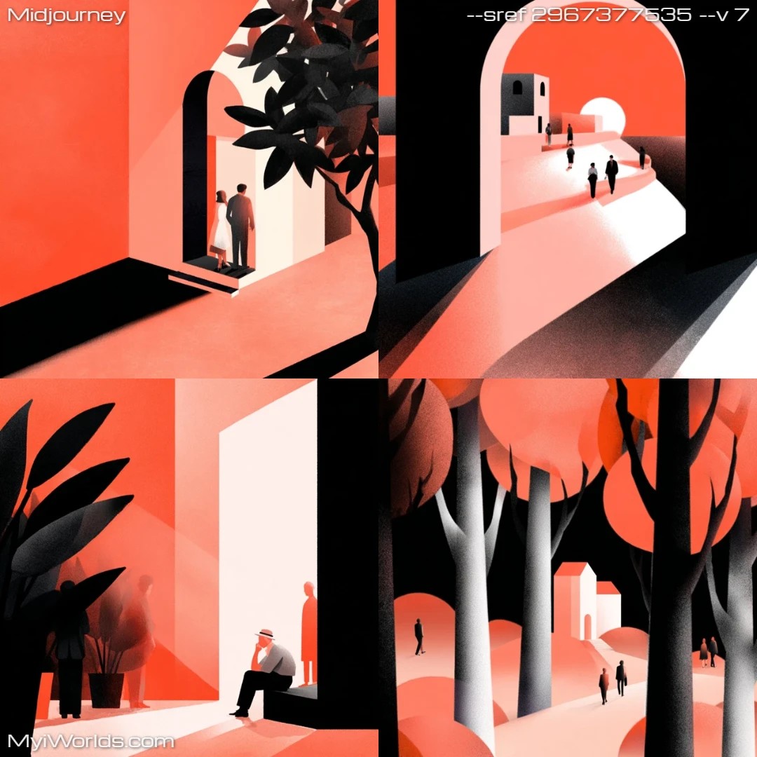 Surreal-limited-color-art-with-a-misty,-dreamlike-atmosphere.