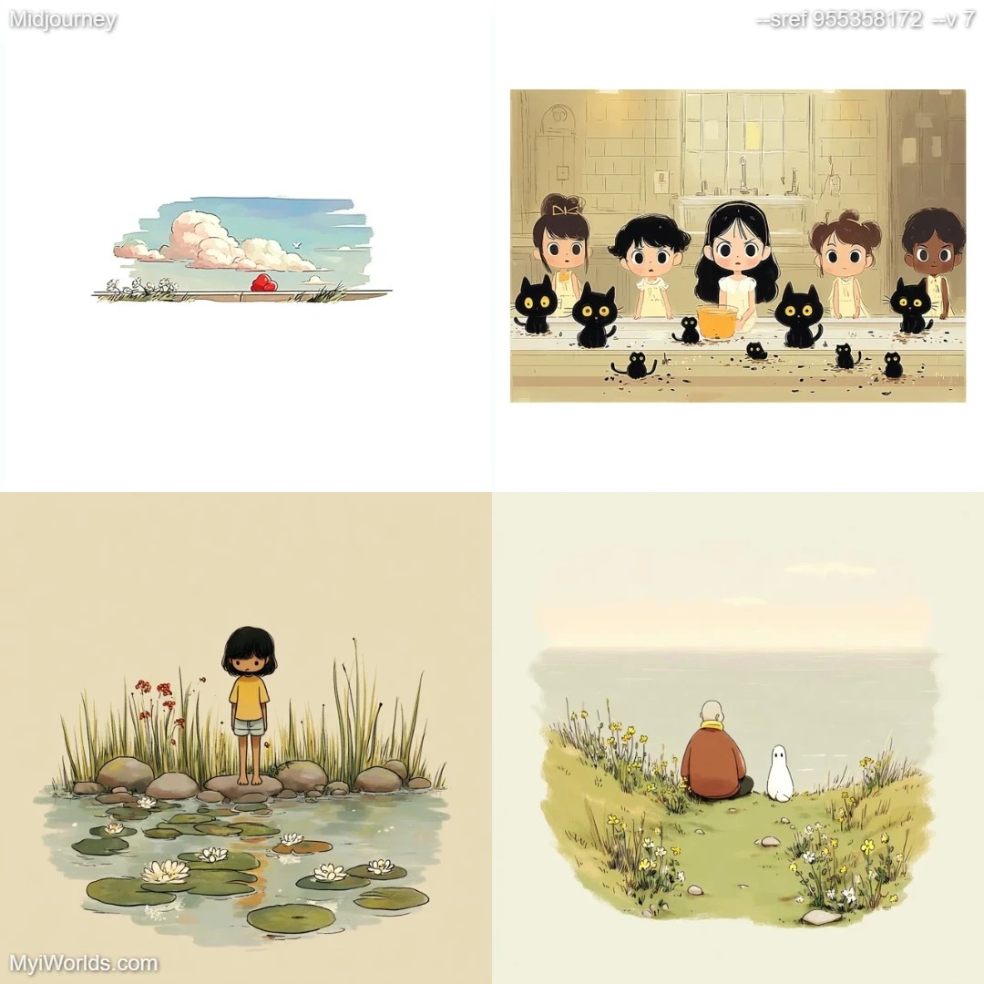 Cartoon illustration with muted colors, reminiscent of comic art styles.