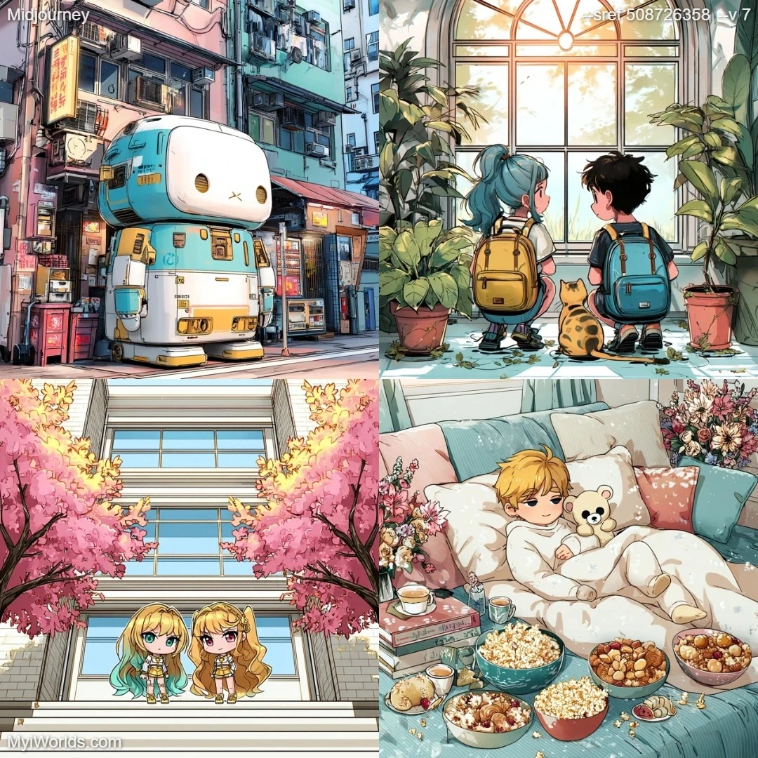 Anime-style illustration with high contrast and vibrant colors.