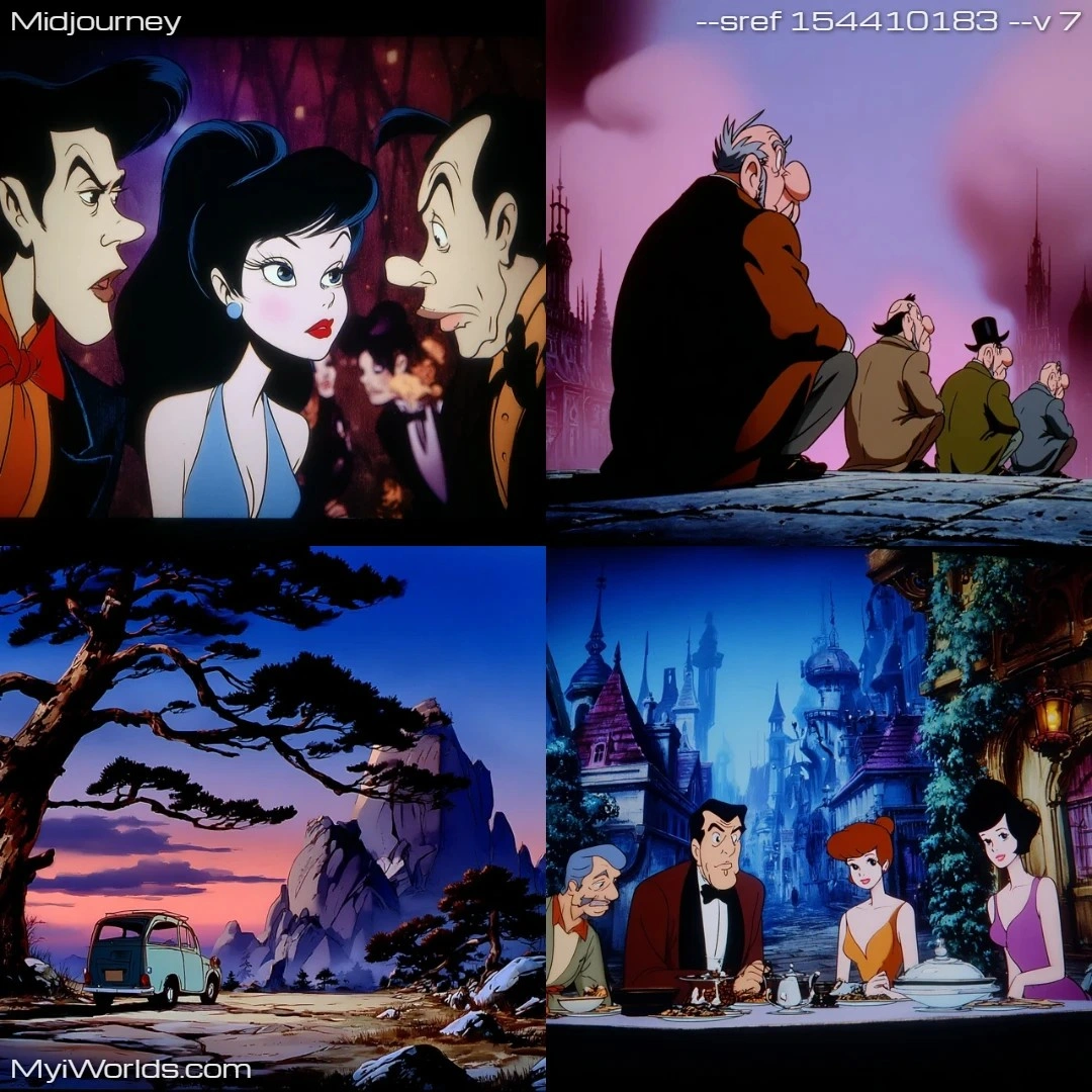 Animated comic-book style with dramatic lighting and high saturation.