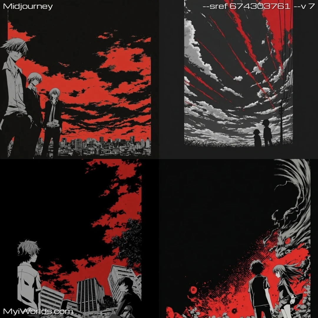 Gothic-manga-with-dark-tones-and-an-urban-atmosphere.