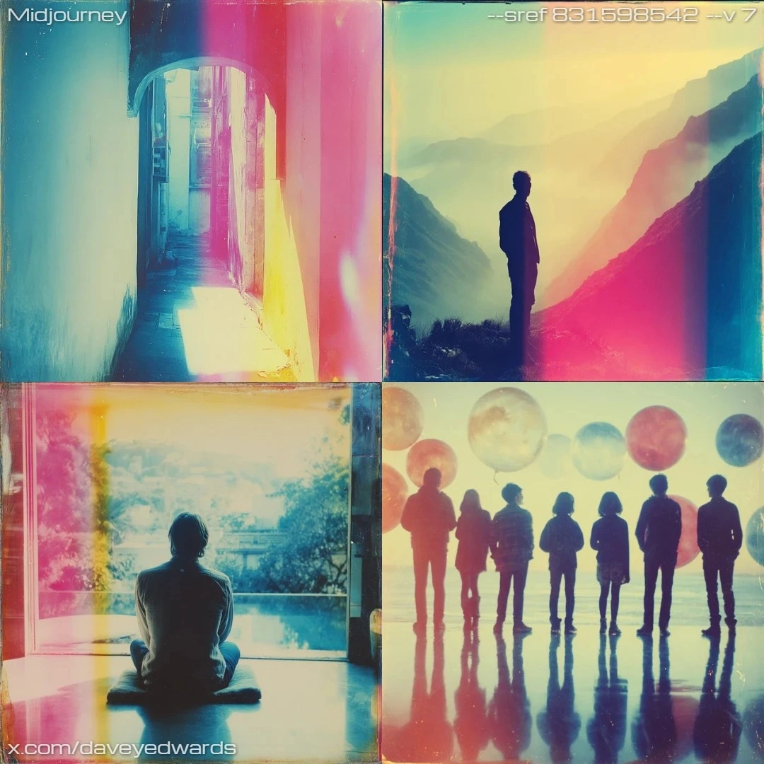 Colorful digital art with a dreamlike, surreal quality.