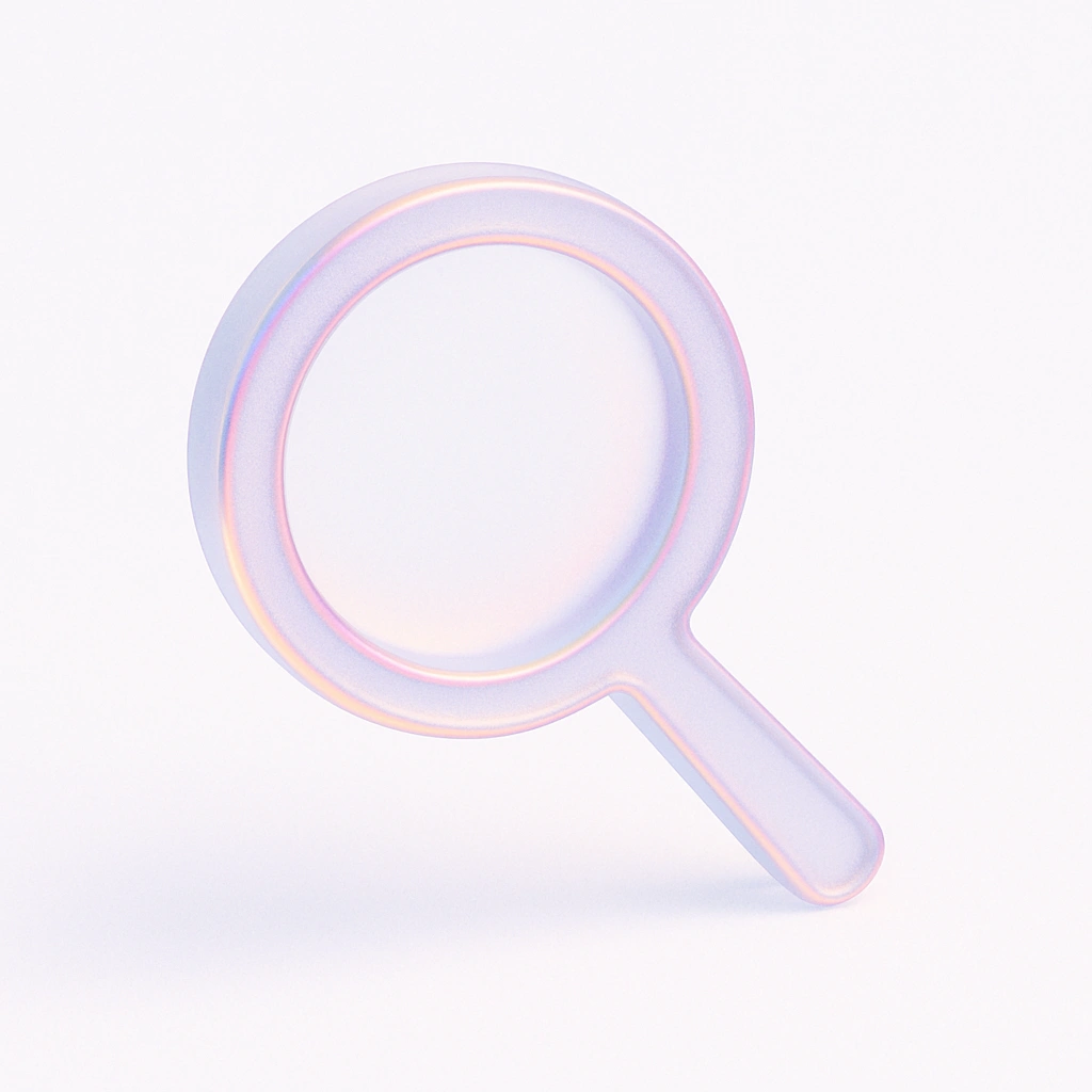 Translucent Minimalism with Iridescent Bloom
