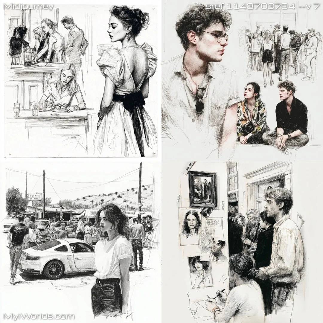 Black-and-white-graphic-novel-style-using-pencil-drawing-techniques.
