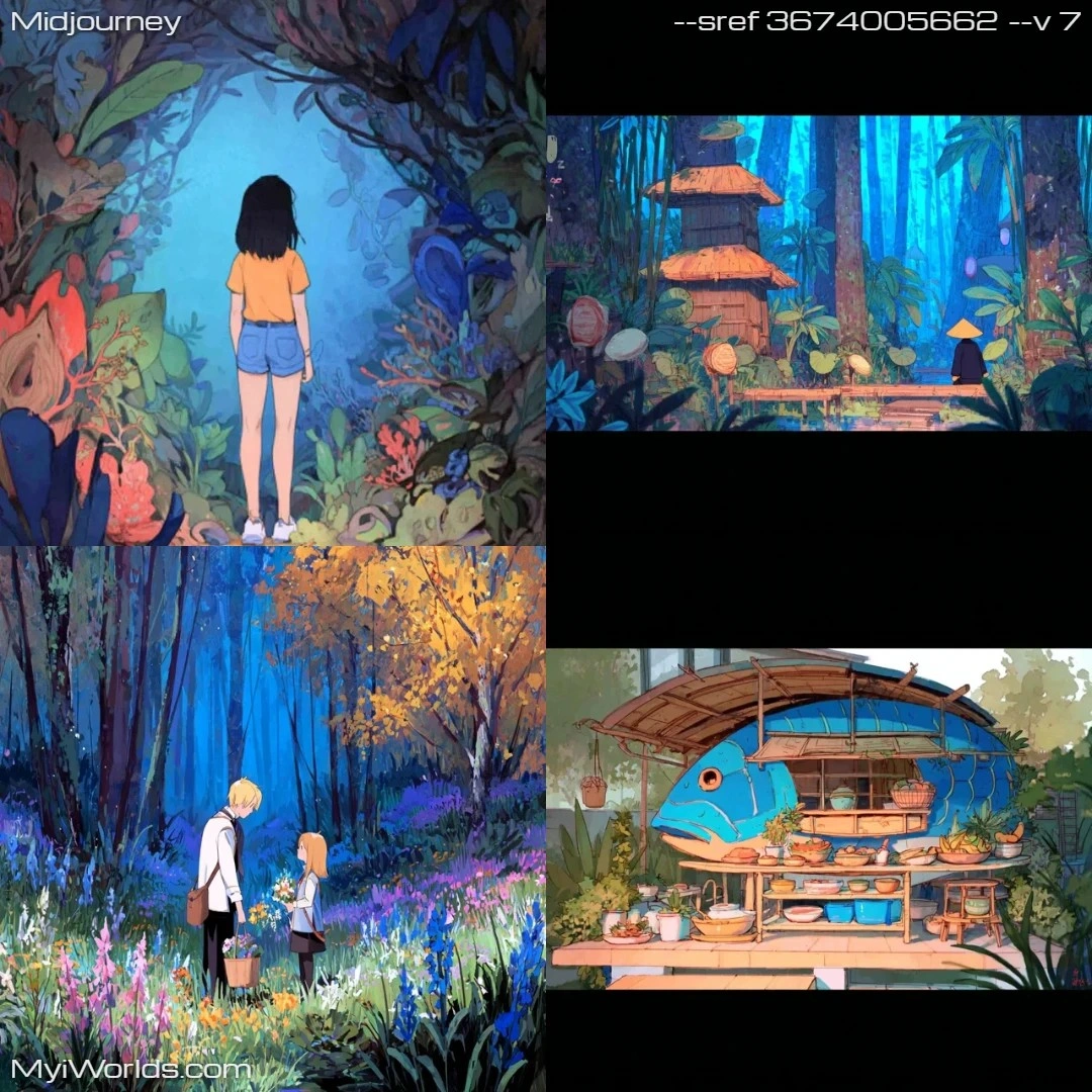 Whimsical watercolor illustration with a comic book style.