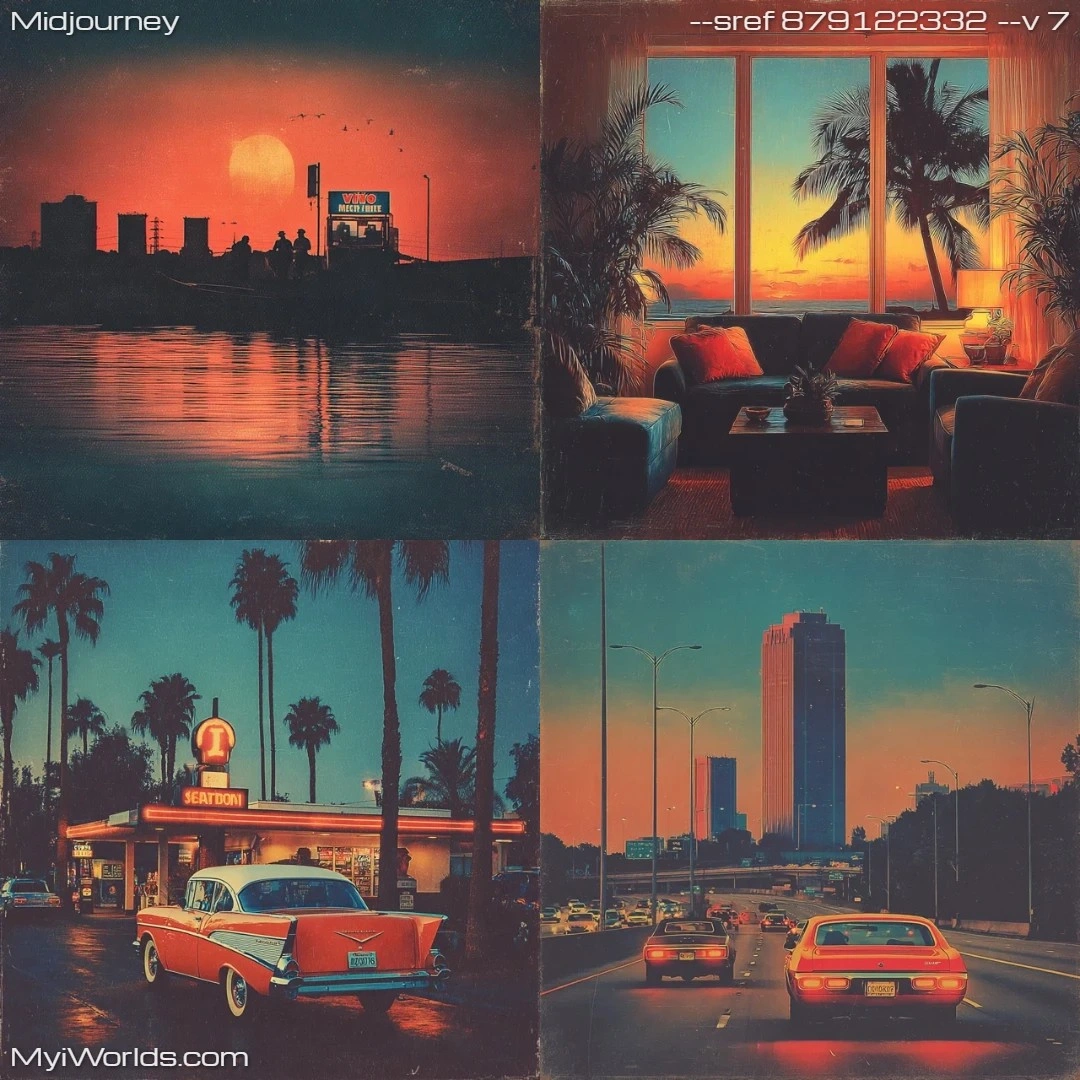 Dreamlike high-contrast low-light photography with a color palette limited to #43474A (Dark Slate Gray), #CF7453 (Indian Red), #8E5F51 (Sienna), #86AA93 (Dark Sea Green), and #8F9BA4 (Concrete).