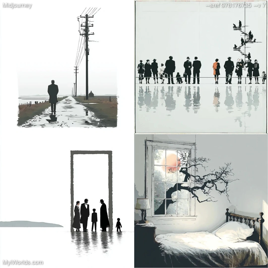 Photorealistic art with high contrast and a dramatic atmosphere.