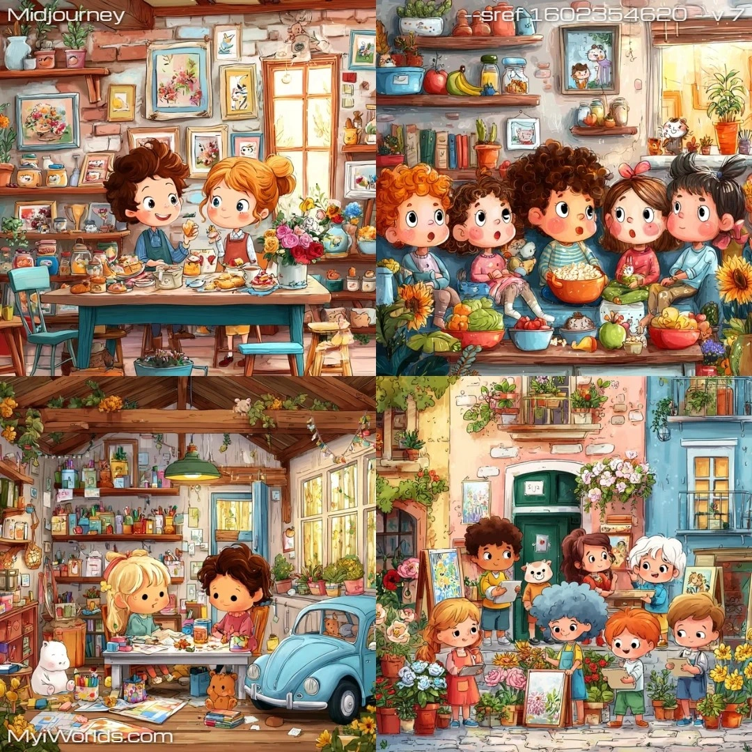 Colorful-comic-style-line-art-with-cartoonish-characters.
