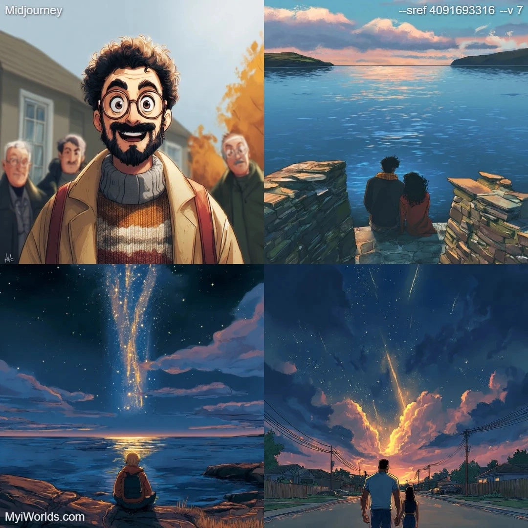 Cartoon comic art with vibrant colors and stylized character designs.