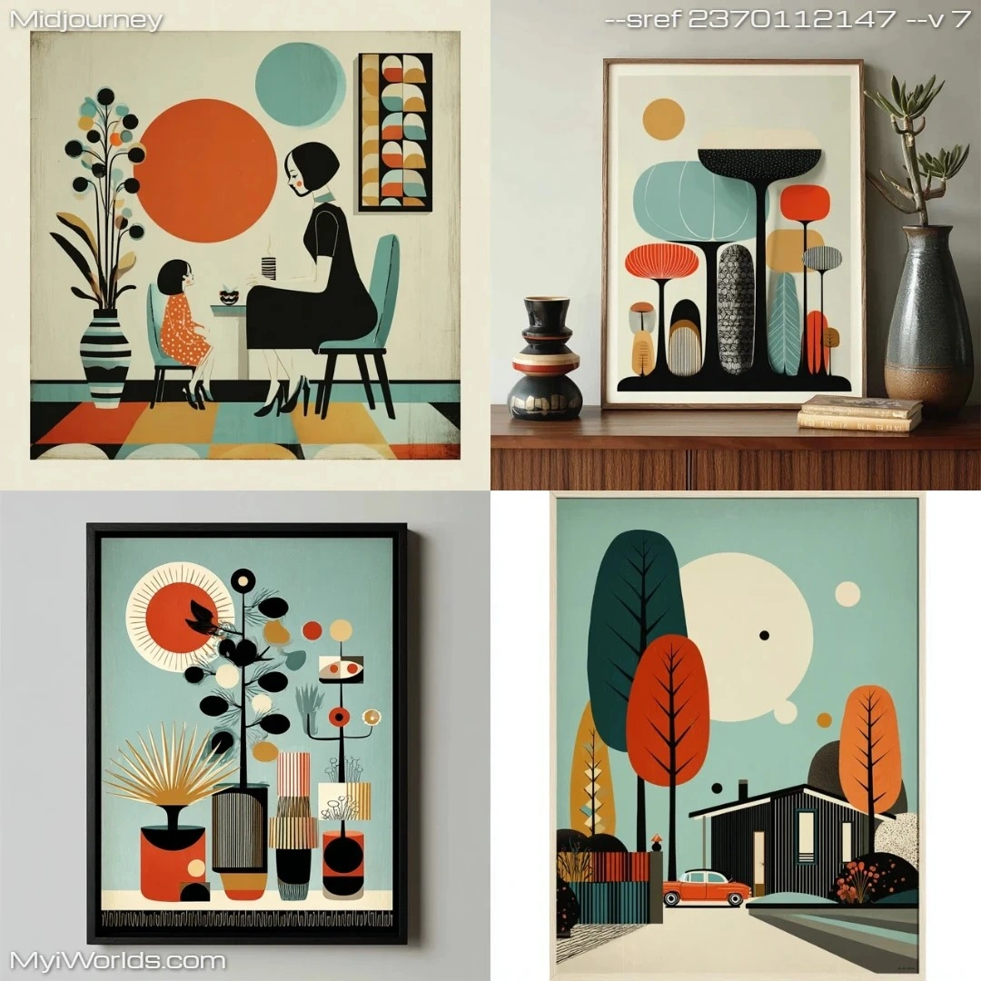 Modern-graphic-art-with-monochromatic-color-palette-and-flat-design-style.