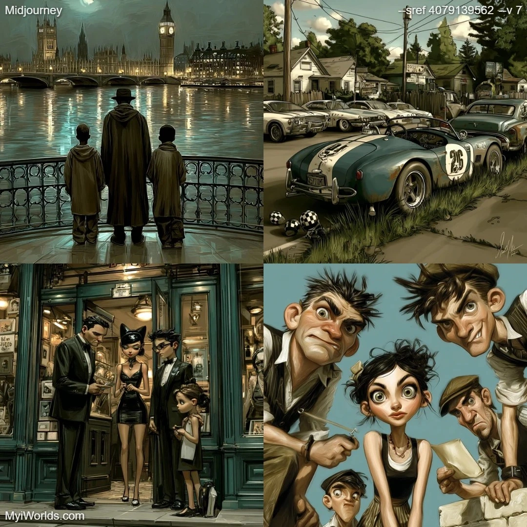 Comic book art illustration with a digital painting texture, flat colors, and dynamic composition.