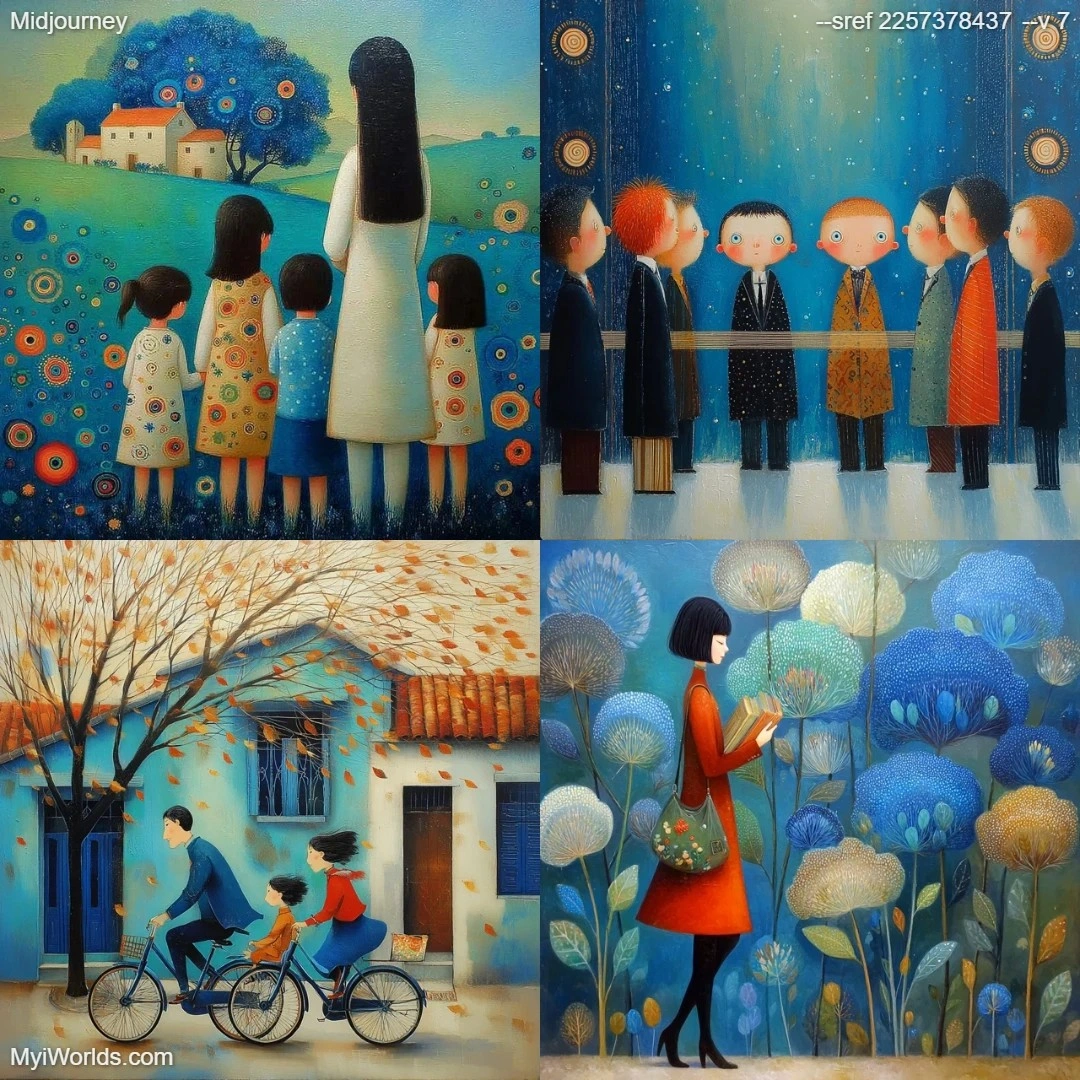 Modern graphic art with a comic-style, featuring flat colors.