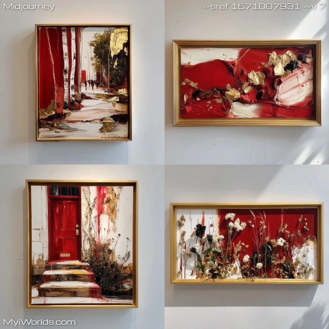 Abstract-art-with-bold-colors-and-texture,-featuring-a-variety-of-light-sources.